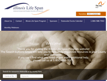 Tablet Screenshot of illinoislifespan.org